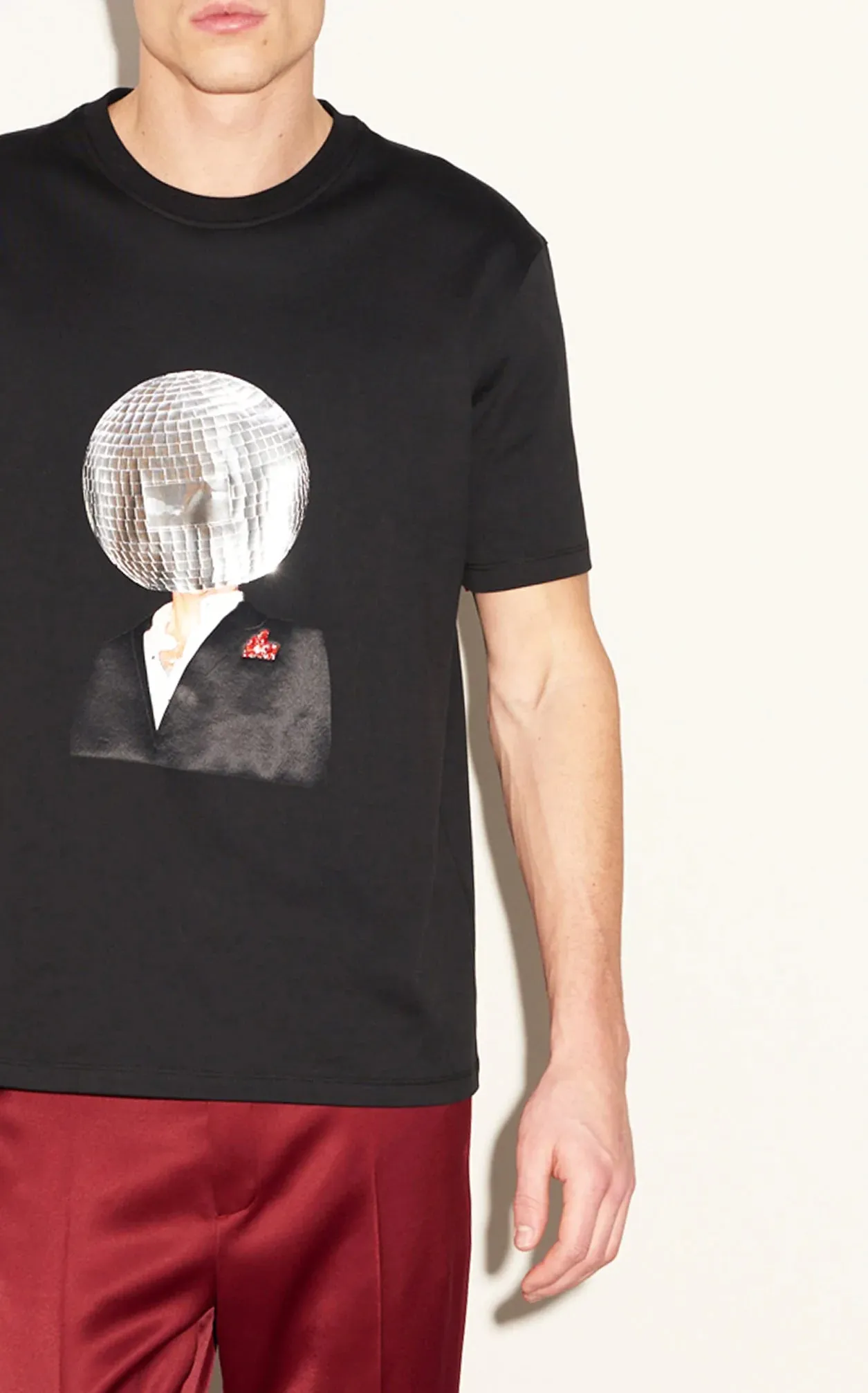 CAMISETA DISCOFACE NEGRA