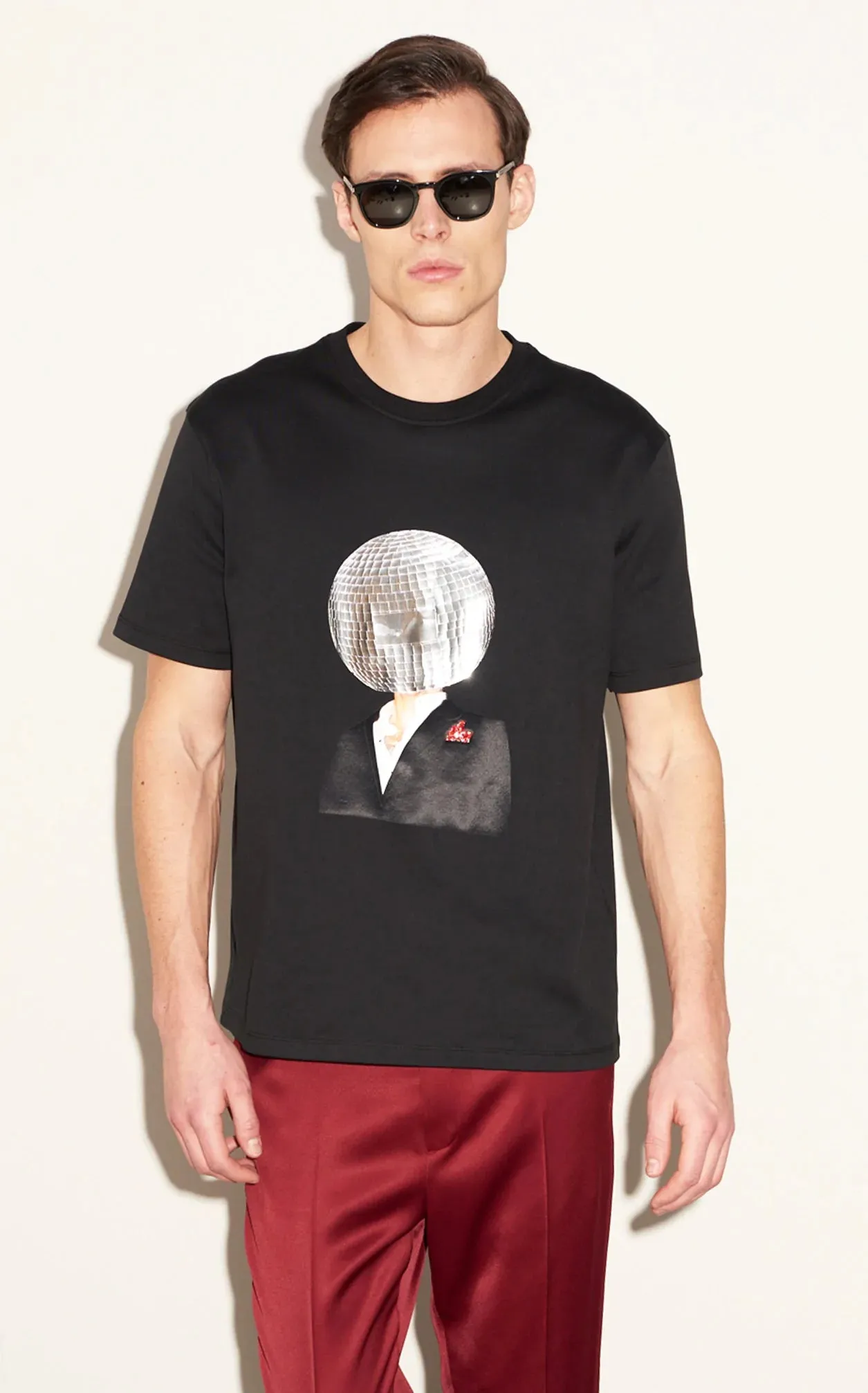 CAMISETA DISCOFACE NEGRA