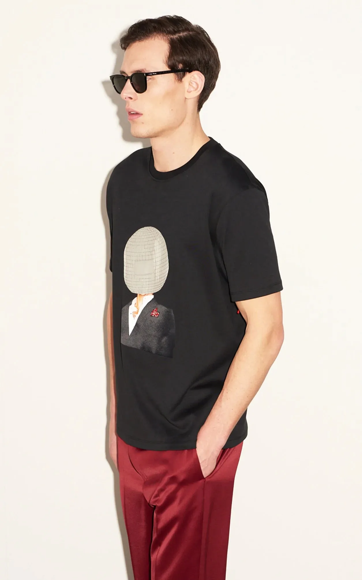 CAMISETA DISCOFACE NEGRA