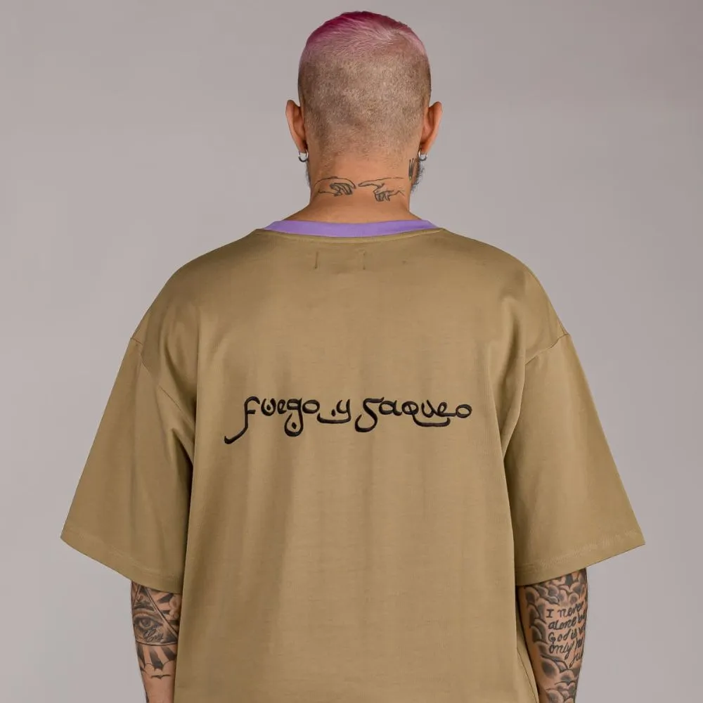 CAMISETA GRIMEY "LOST BOYS" HEAVYWEIGHT  BROWN | WINTER 22