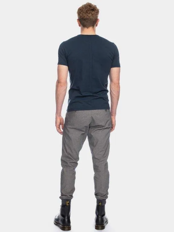 Camiseta hombre algodón orgánico Olek Azul oscuro