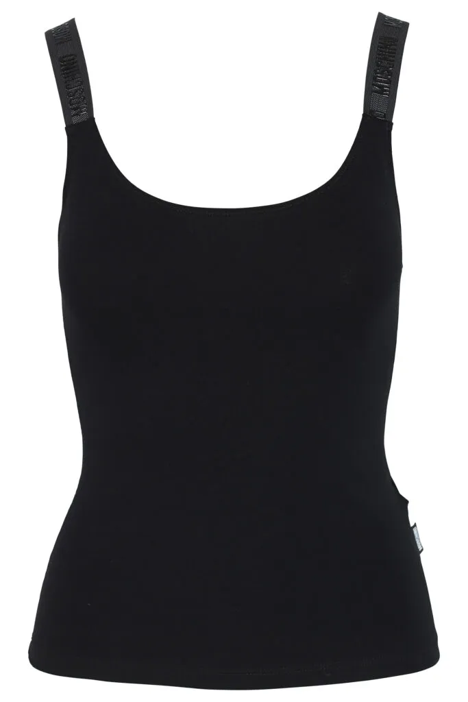 Camiseta interior sin mangas negra