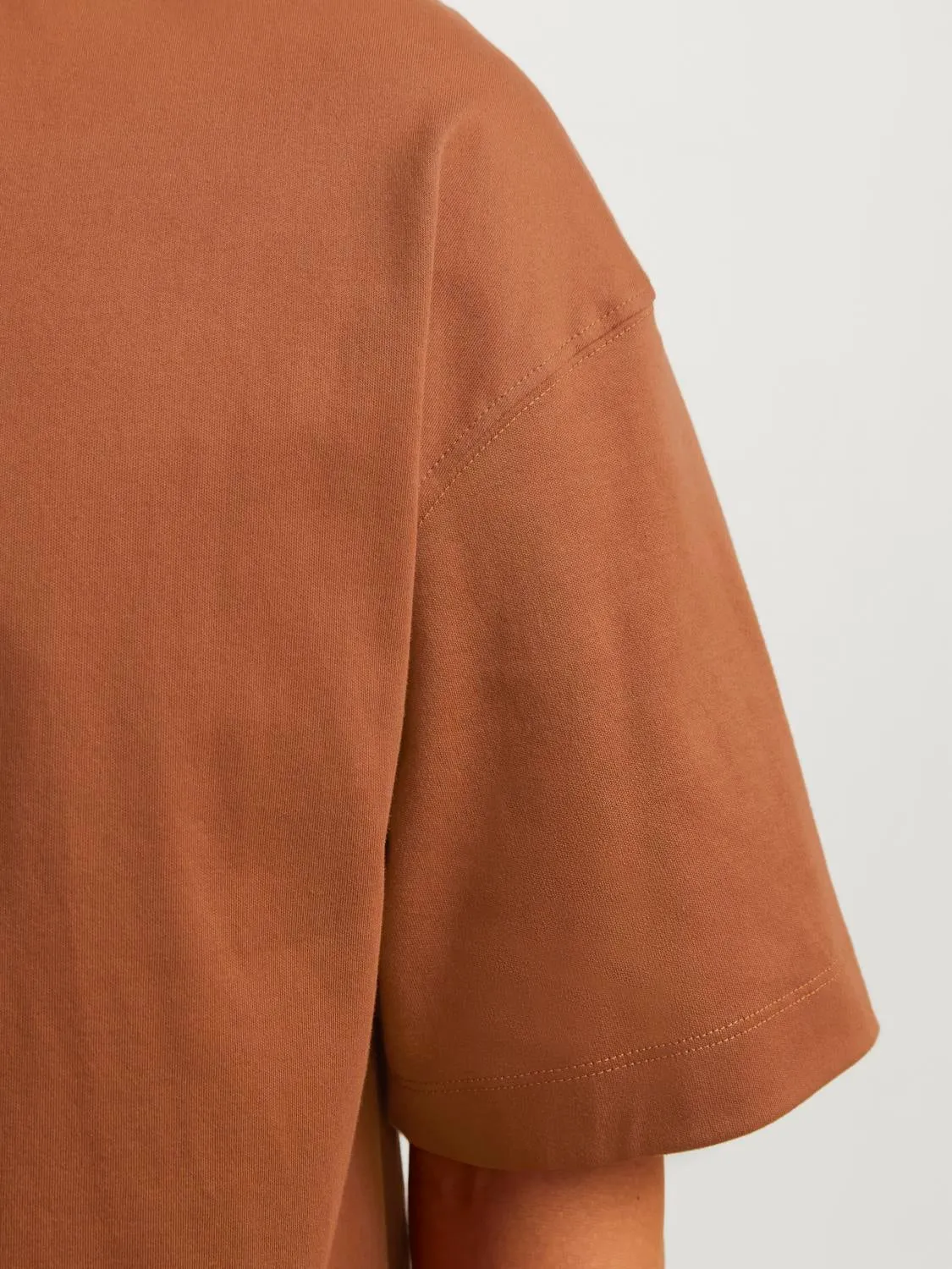 Camiseta Liso Cuello redondo | Naranja intermedio | Jack & Jones®