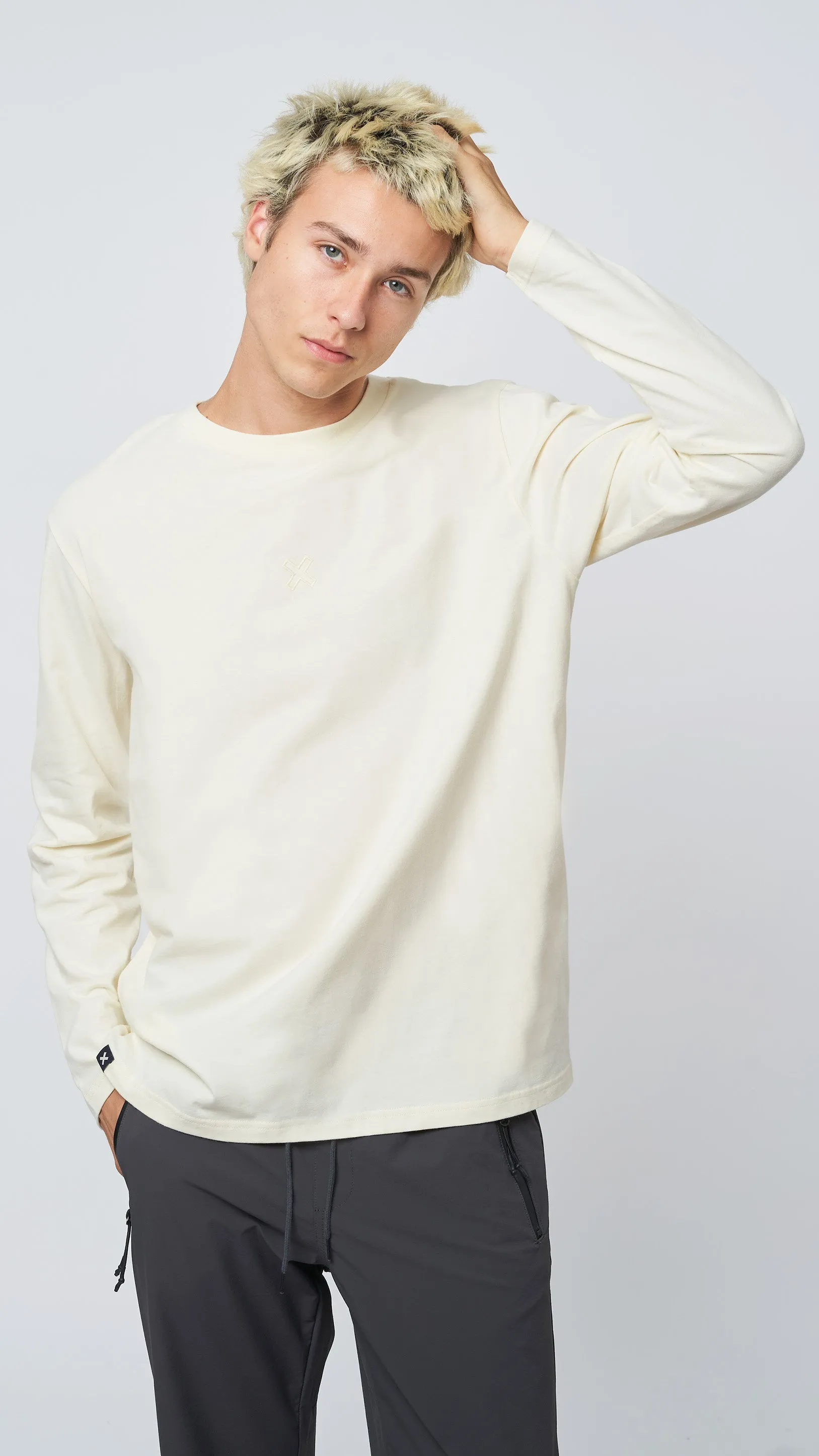 CAMISETA LS REEF CREMA