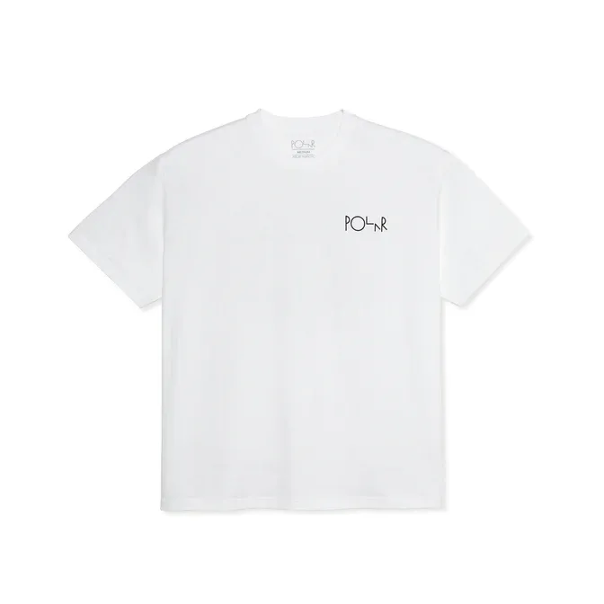 CAMISETA POLAR SKATE CO  TEE | FILL LOGO  WHITE