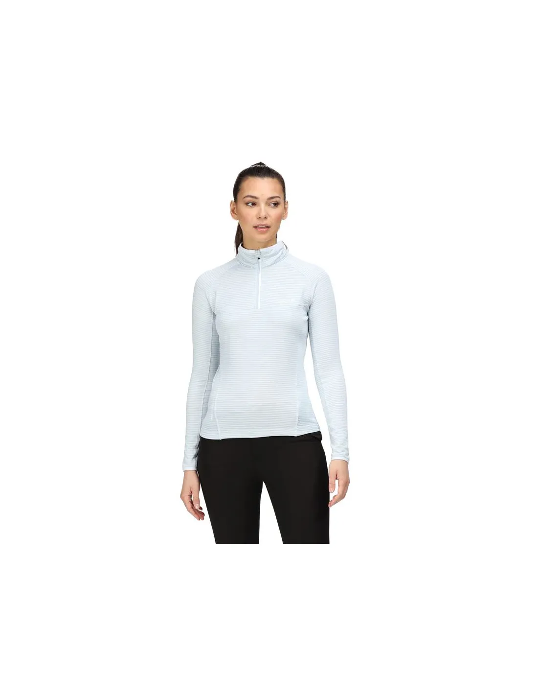 CAMISETA REGATTA YONDER HALFZIP W LIGHT BLUE