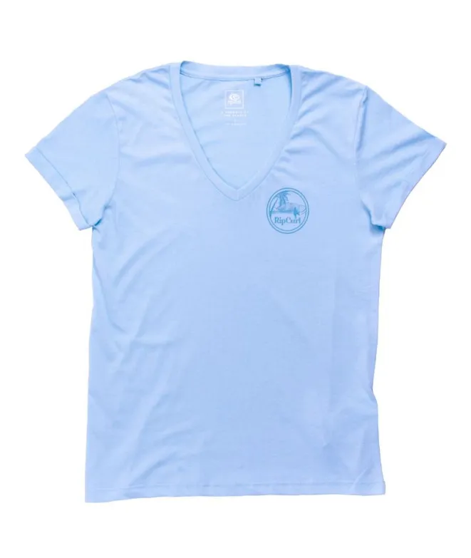CAMISETA RIP CURL REENTRY CUELLO VMUJER