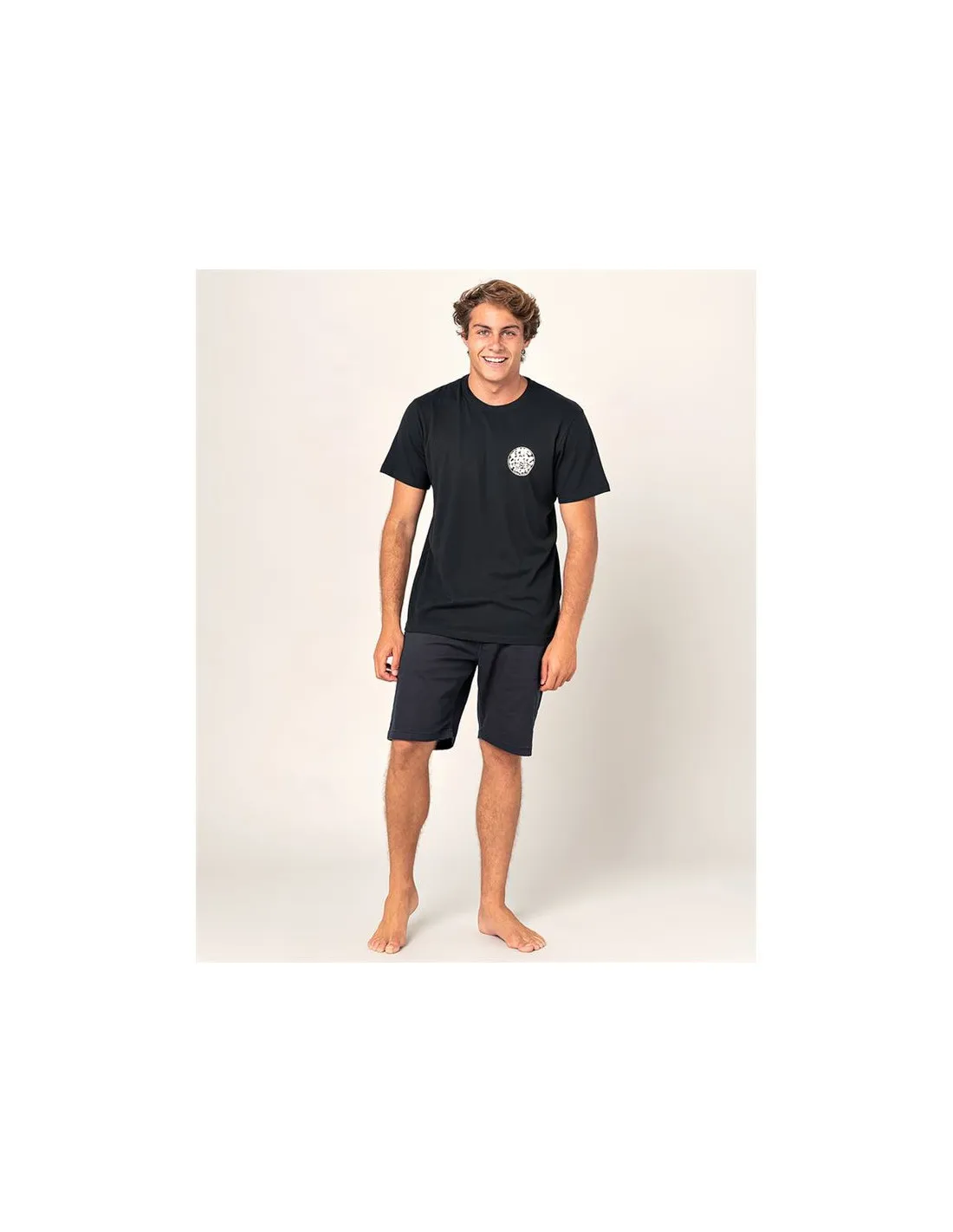 Camiseta Rip Curl Wettie Essential Negro Hombre
