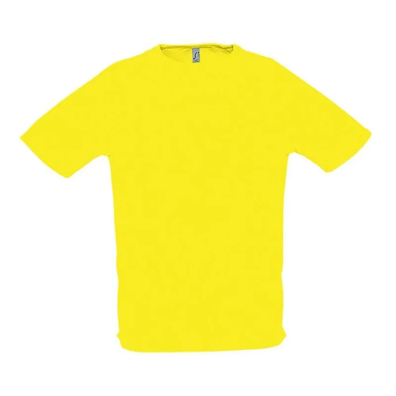 Camiseta Técnica Lisa Manga Corta Hombre Sporty de Sol's