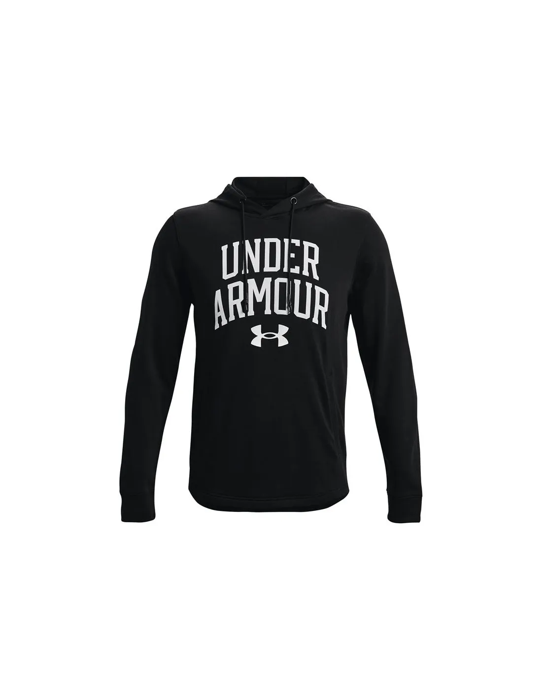 Camiseta Under Armour Rival Terry Logo Crew Hombre BK