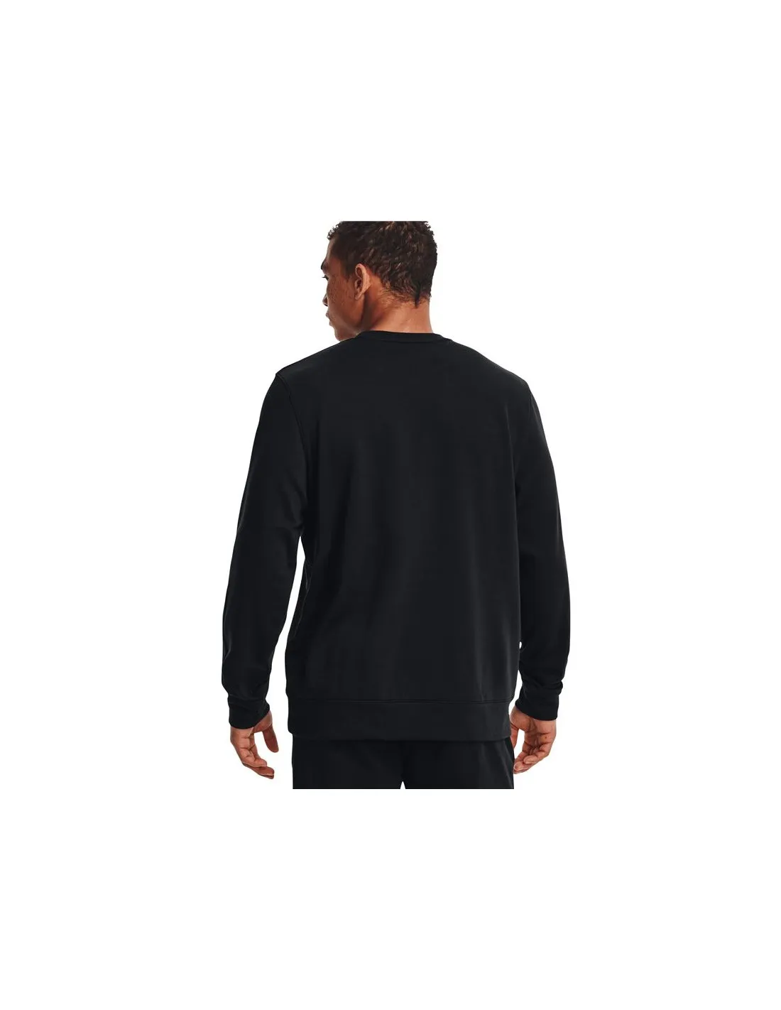 Camiseta Under Armour Rival Terry Logo Crew Hombre BK