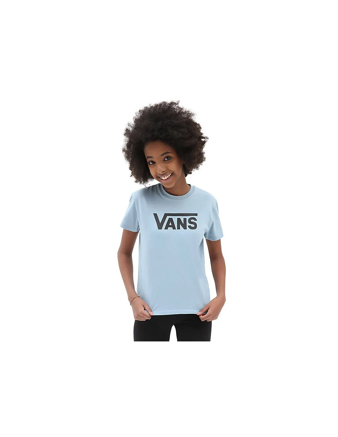 Camiseta Vans Flying V Crew Niña Blue