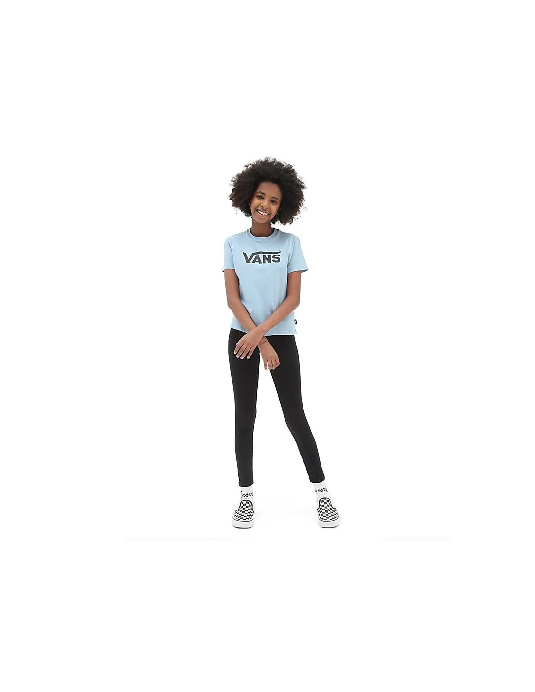 Camiseta Vans Flying V Crew Niña Blue