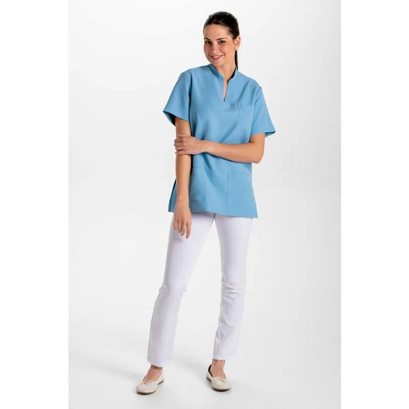 CAMISOLA UNISEX CUELLO MAO DE MICROFIBRA AZUL DENIM  DYNEKE
