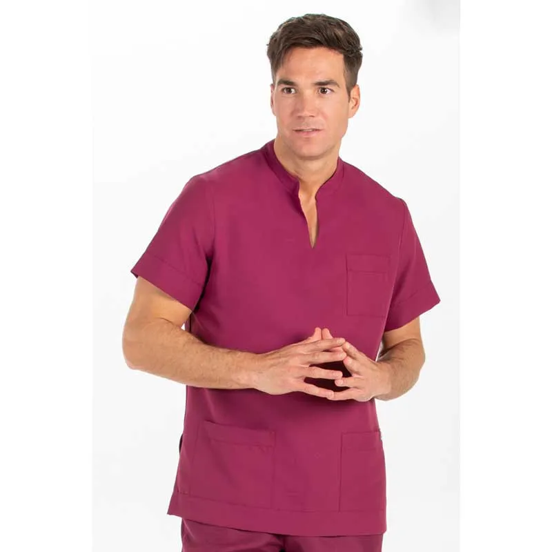 CAMISOLA UNISEX CUELLO MAO DE MICROFIBRA GRANATE  DYNEKE