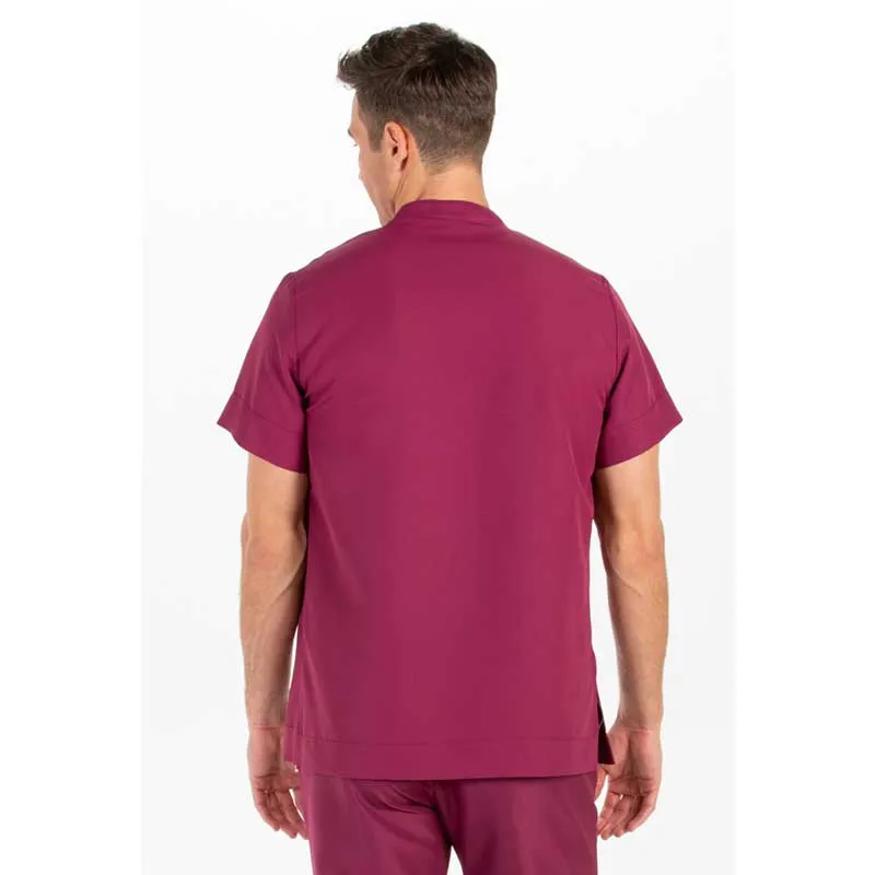 CAMISOLA UNISEX CUELLO MAO DE MICROFIBRA GRANATE  DYNEKE