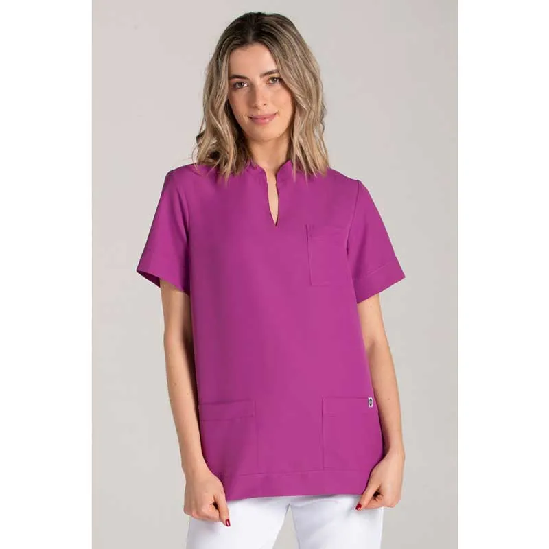CAMISOLA UNISEX CUELLO MAO DE MICROFIBRA PúRPURA  DYNEKE
