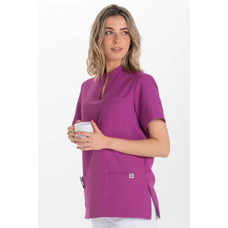 CAMISOLA UNISEX CUELLO MAO DE MICROFIBRA PúRPURA  DYNEKE
