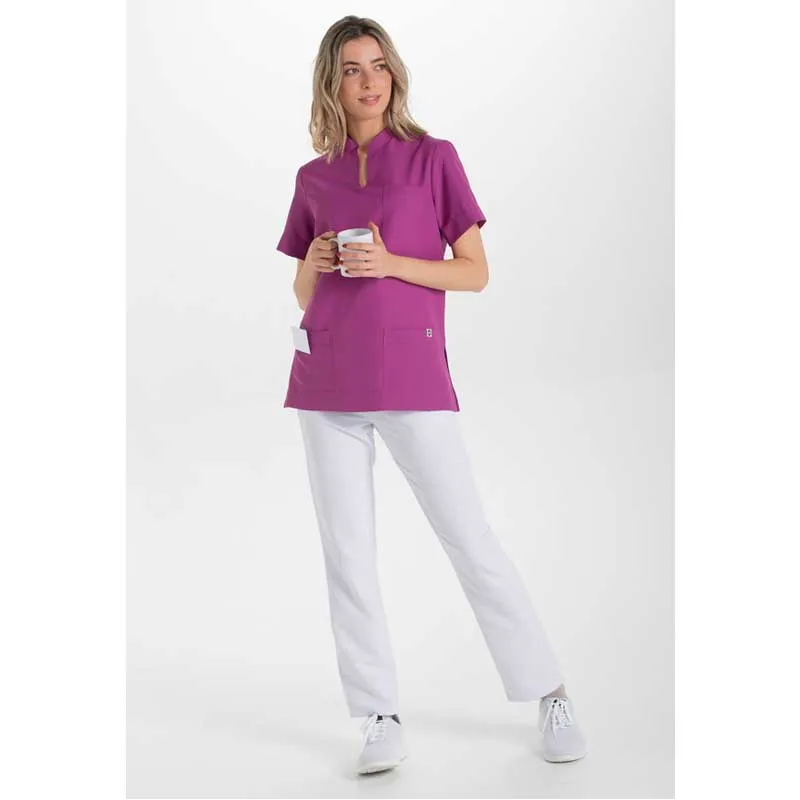 CAMISOLA UNISEX CUELLO MAO DE MICROFIBRA PúRPURA  DYNEKE
