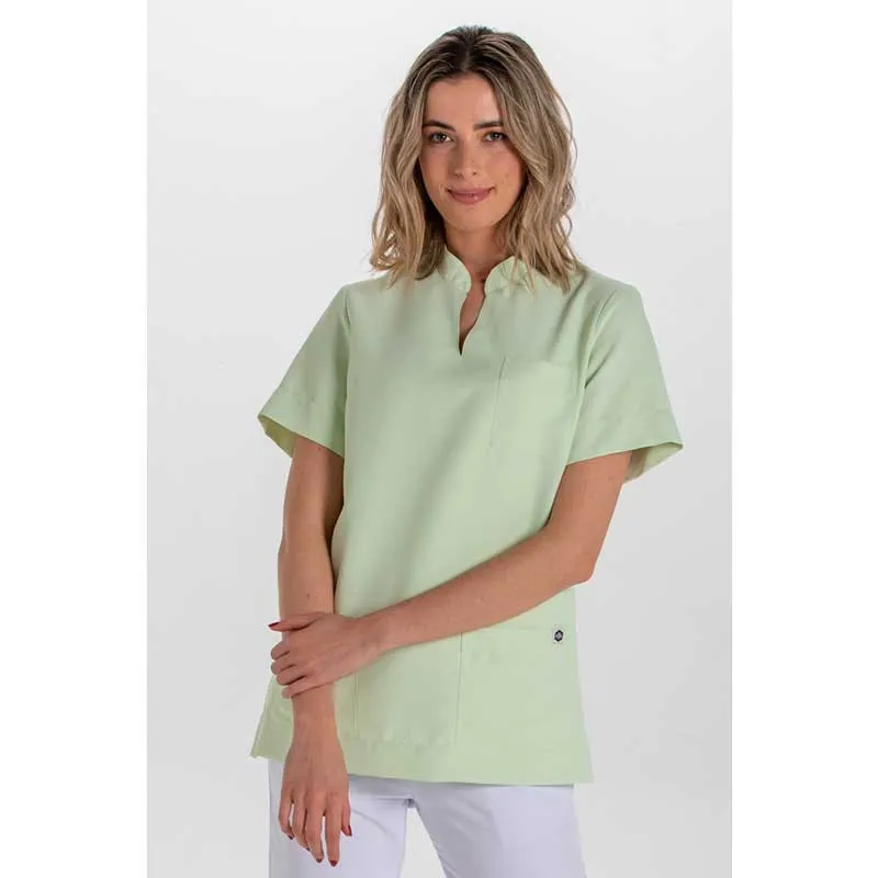 CAMISOLA UNISEX CUELLO MAO DE MICROFIBRA VERDE MANZANA  DYNEKE