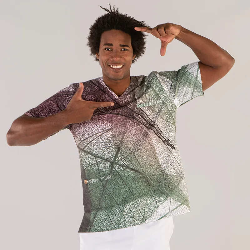 CAMISOLA UNISEX ESTAMPADA BROTES DE POLIéSTER RECICLADO EIDER  GARY'S