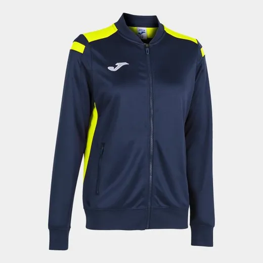 Championship Vi Full Zip Sweatshirt Navy Fluor Yellow