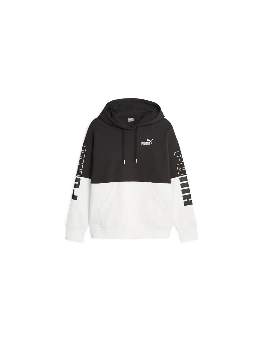 Chaqueta Casual Puma Power Colorblock Negro Mujer