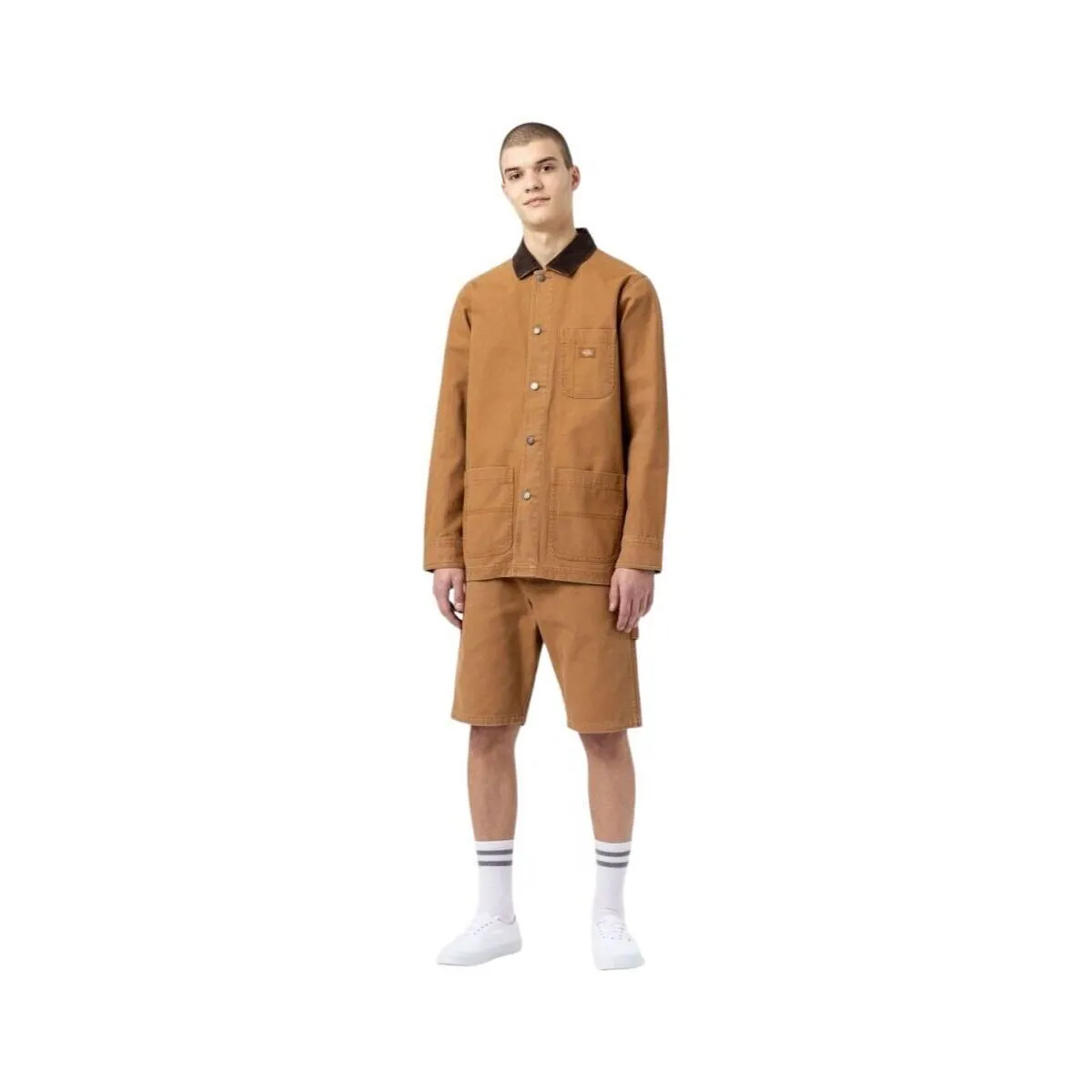 Chaqueta Chore Hombre Stone Washed Brown