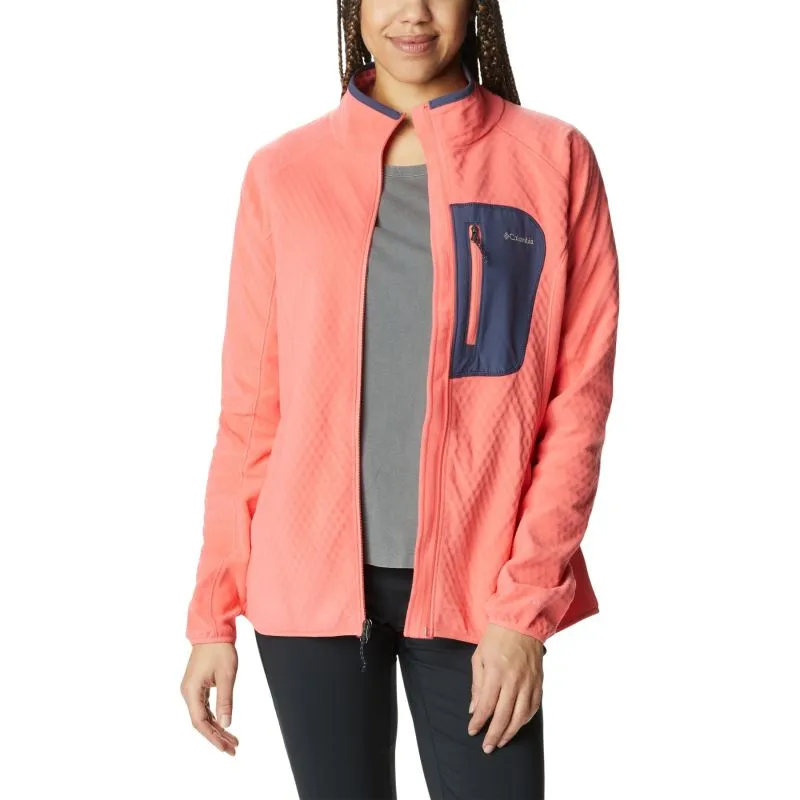 CHAQUETA CON CREMALLERA COLUMBIA OUTDOOR TRACKS FULL ZIBLUSH (PINK, PEA COLUMBIA) MUJER