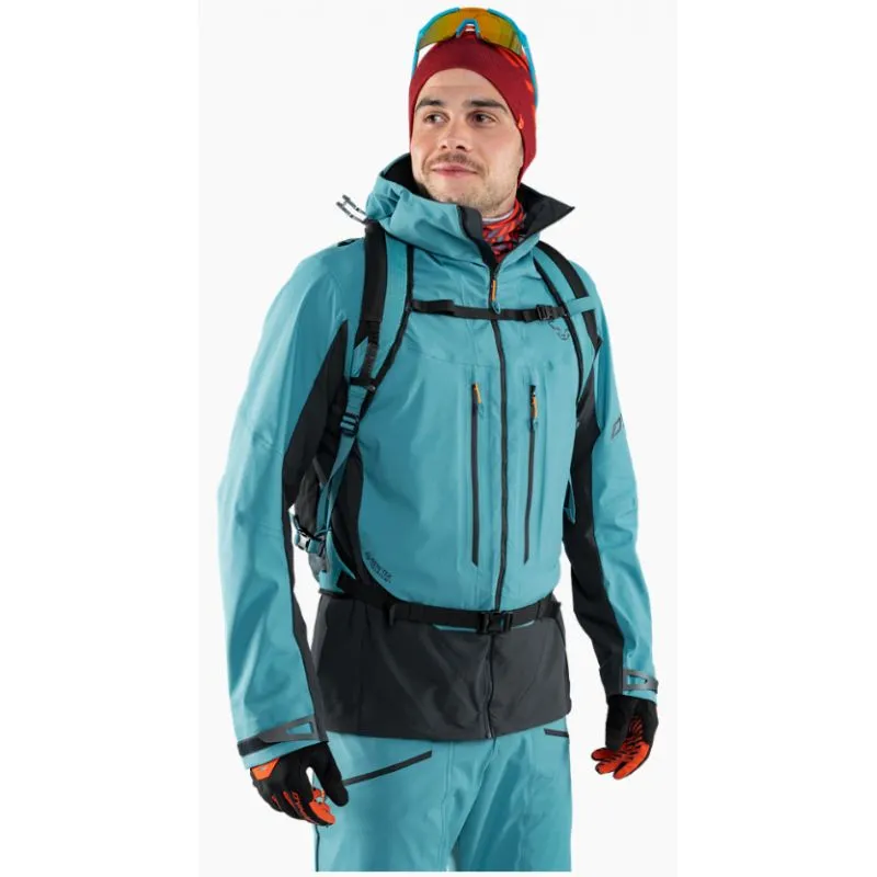Chaqueta de esquí de travesía para hombre Dynafit FREE INFINIUM HYBRID JKT M (storm blue)