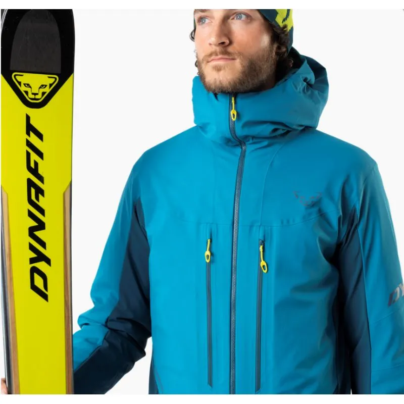 Chaqueta de esquí de travesía para hombre Dynafit FREE INFINIUM HYBRID JKT M (storm blue)