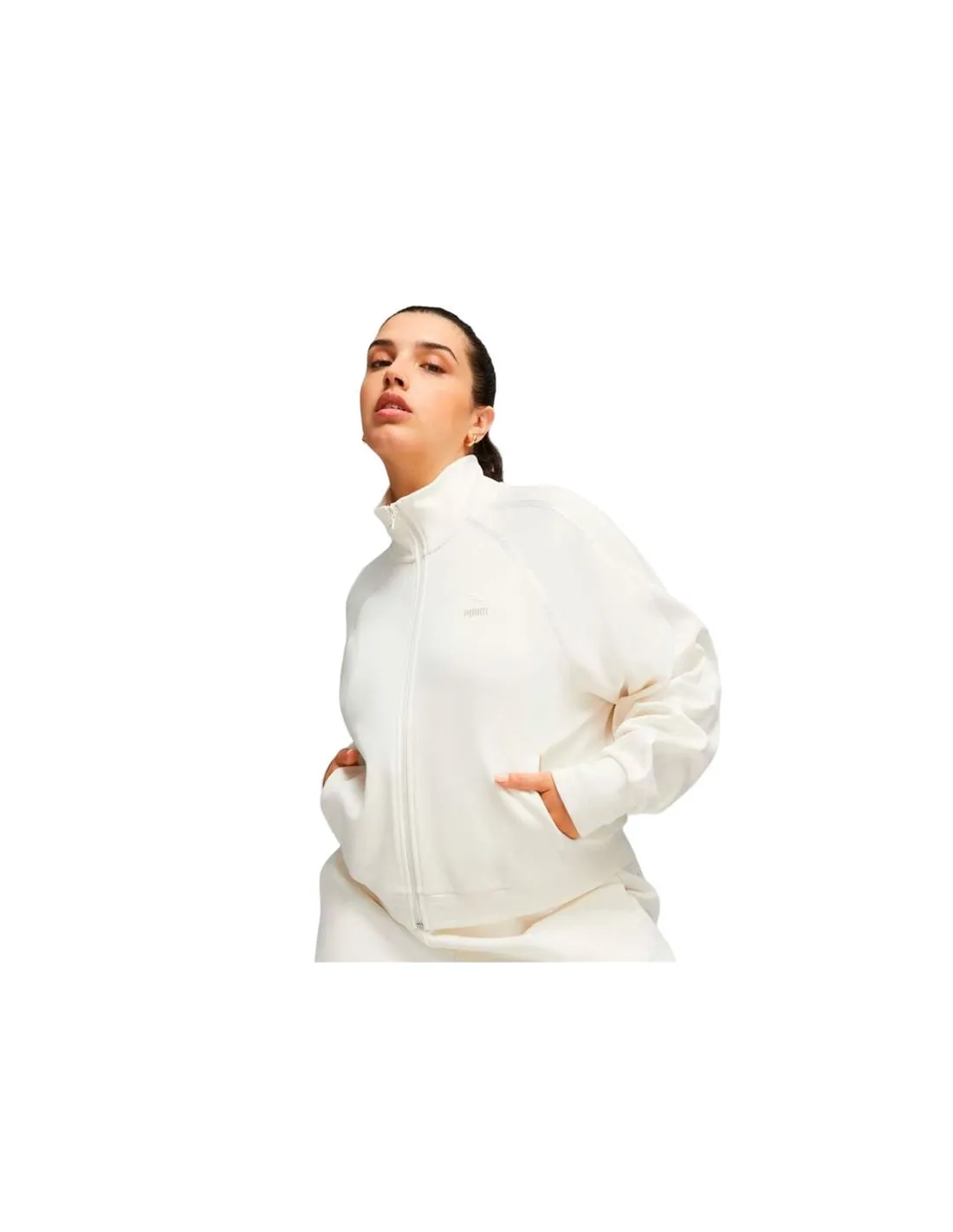 Chaqueta de Fitness Puma T7 T Mujer Warm Blanco