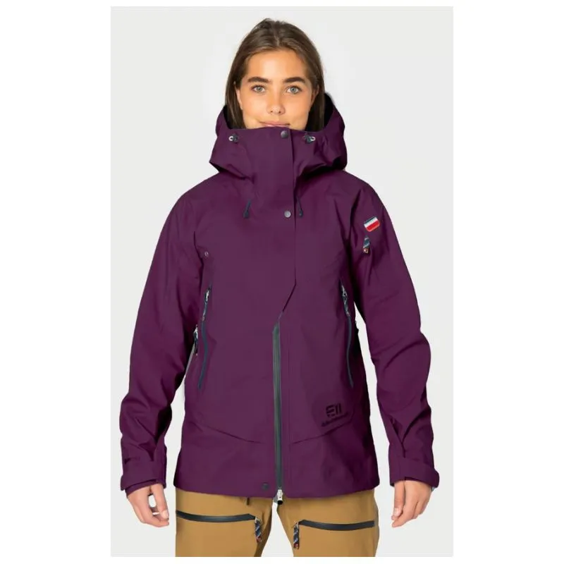 Chaqueta de mujer E11 STATE OF ELEVENATE W Pure Jacket (Berenjena)