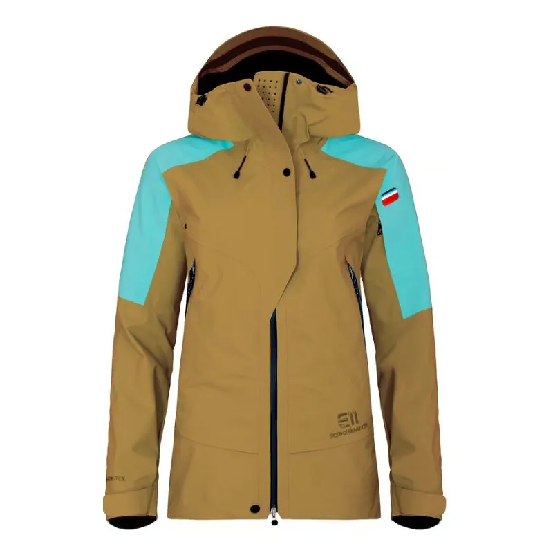 Chaqueta de mujer E11 STATE OF ELEVENATE W Pure Jacket (Marrón mostaza)