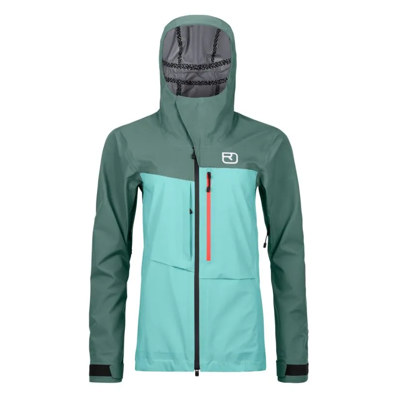 Chaqueta de mujer Ortovox 3L RAVINE SHELL JACKET W (cascada de hielo)