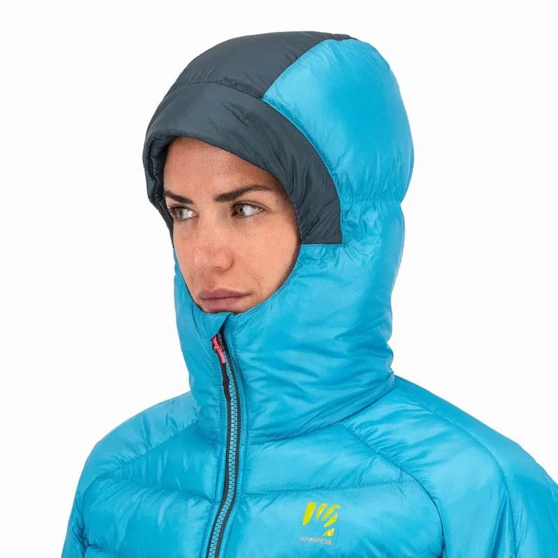 Chaqueta de pluma de mujer Karpos Focobon (AZUL ATOLÓN/PIZARRA OSCURA)