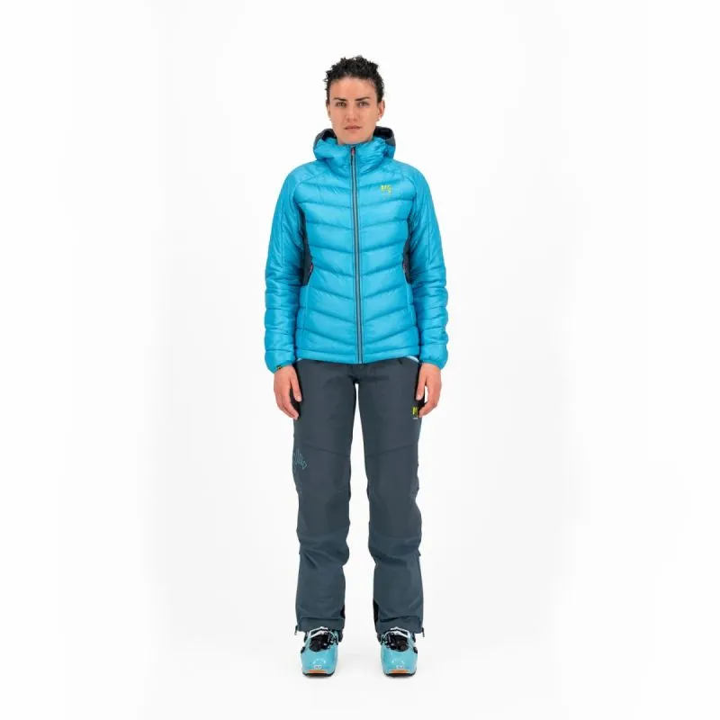 Chaqueta de pluma de mujer Karpos Focobon (AZUL ATOLÓN/PIZARRA OSCURA)