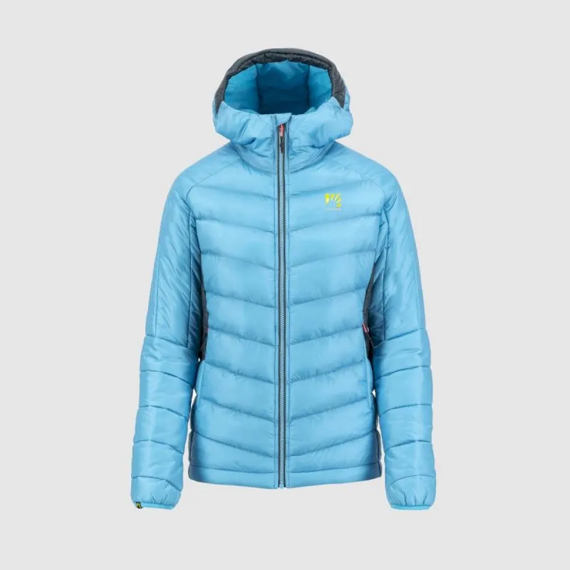 Chaqueta de pluma de mujer Karpos Focobon (AZUL ATOLÓN/PIZARRA OSCURA)