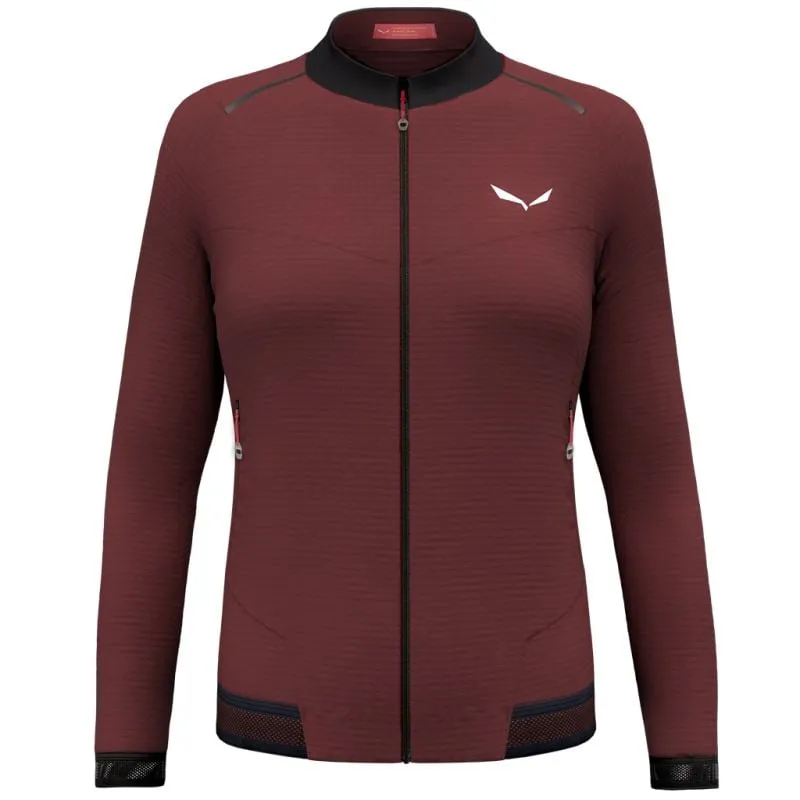 Chaqueta de senderismo Salewa PEDROC PL 2 JACKET (syrah) Mujer