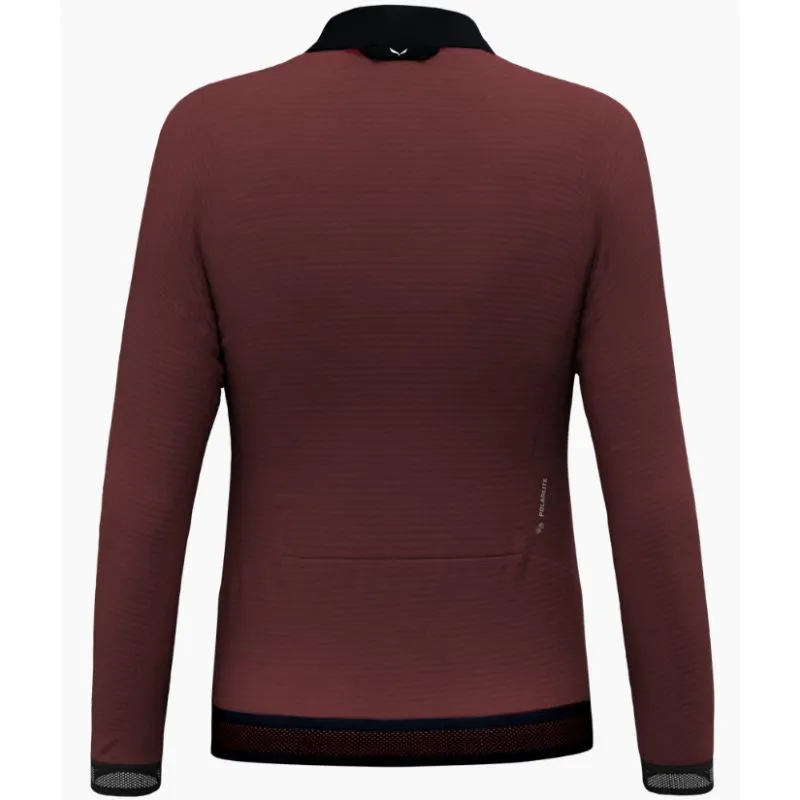 Chaqueta de senderismo Salewa PEDROC PL 2 JACKET (syrah) Mujer