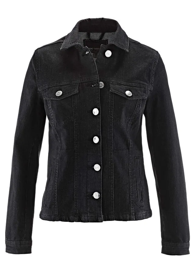 Chaqueta denim Negro denim