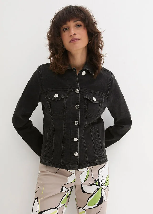 Chaqueta denim Negro denim