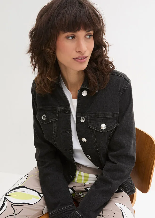 Chaqueta denim Negro denim