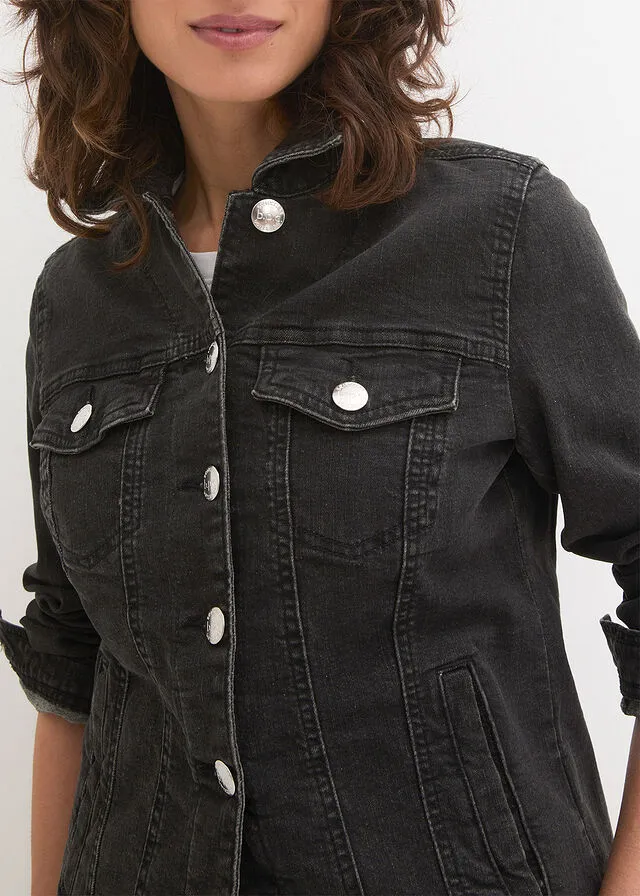 Chaqueta denim Negro denim