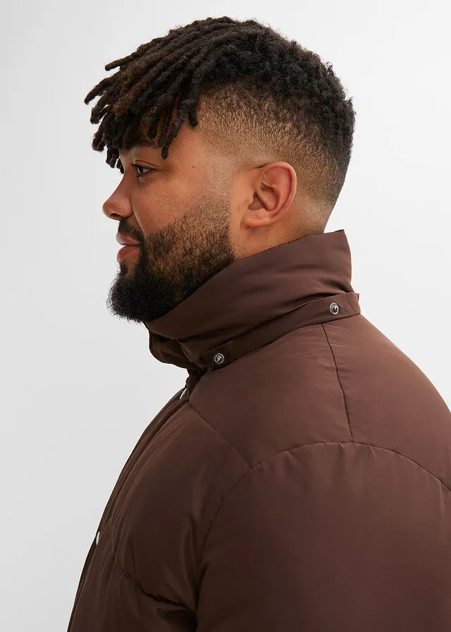 Chaqueta guateada Marrón oscuro