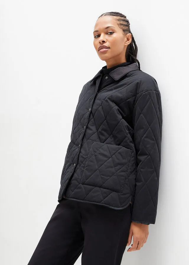 Chaqueta guateada Negro