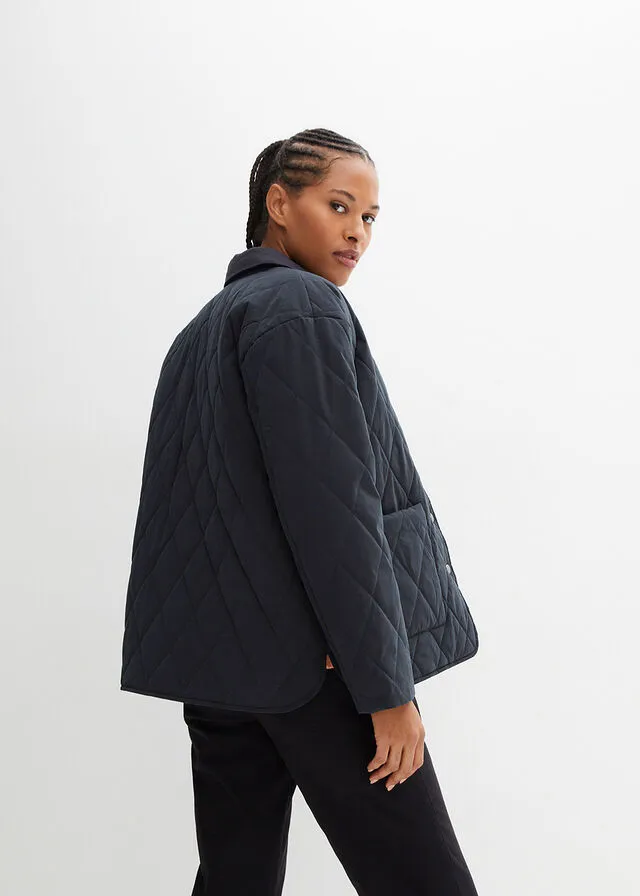 Chaqueta guateada Negro