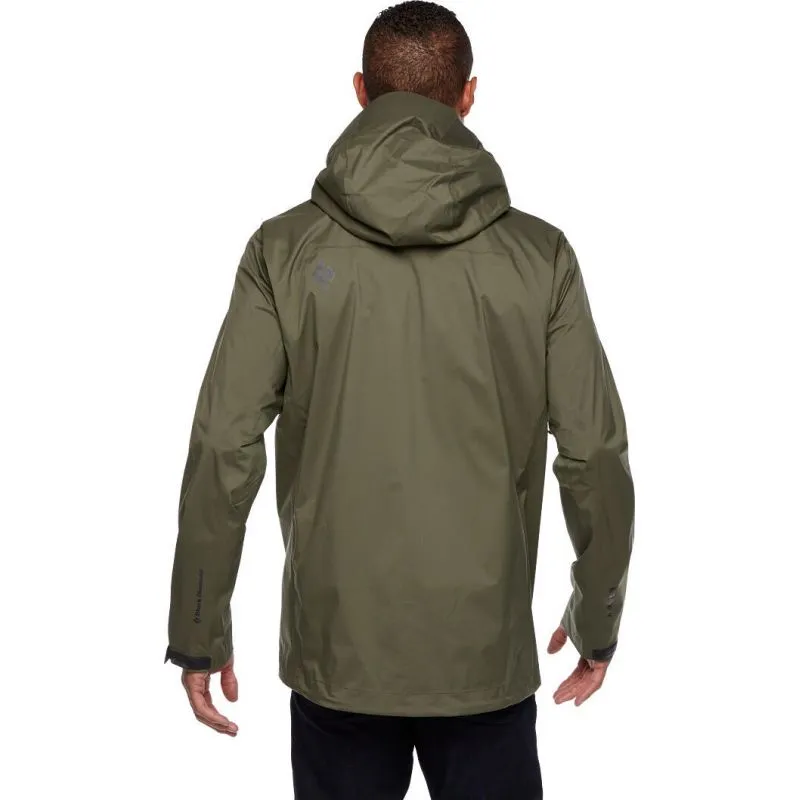 Chaqueta impermeable para hombre Black Diamond Stormline Stretch Rain Shell (Tundra)