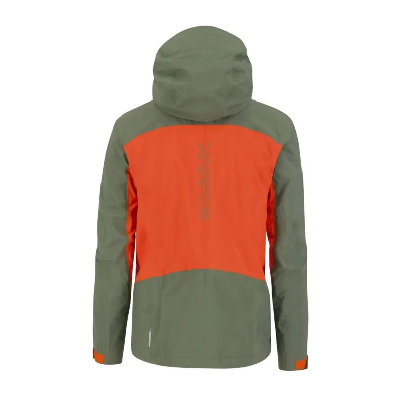 Chaqueta impermeable para hombre Karpos STORM EVO (Spicy Orange/Thyme)