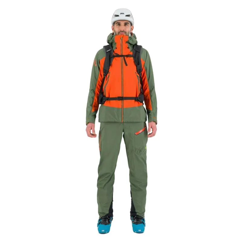 Chaqueta impermeable para hombre Karpos STORM EVO (Spicy Orange/Thyme)